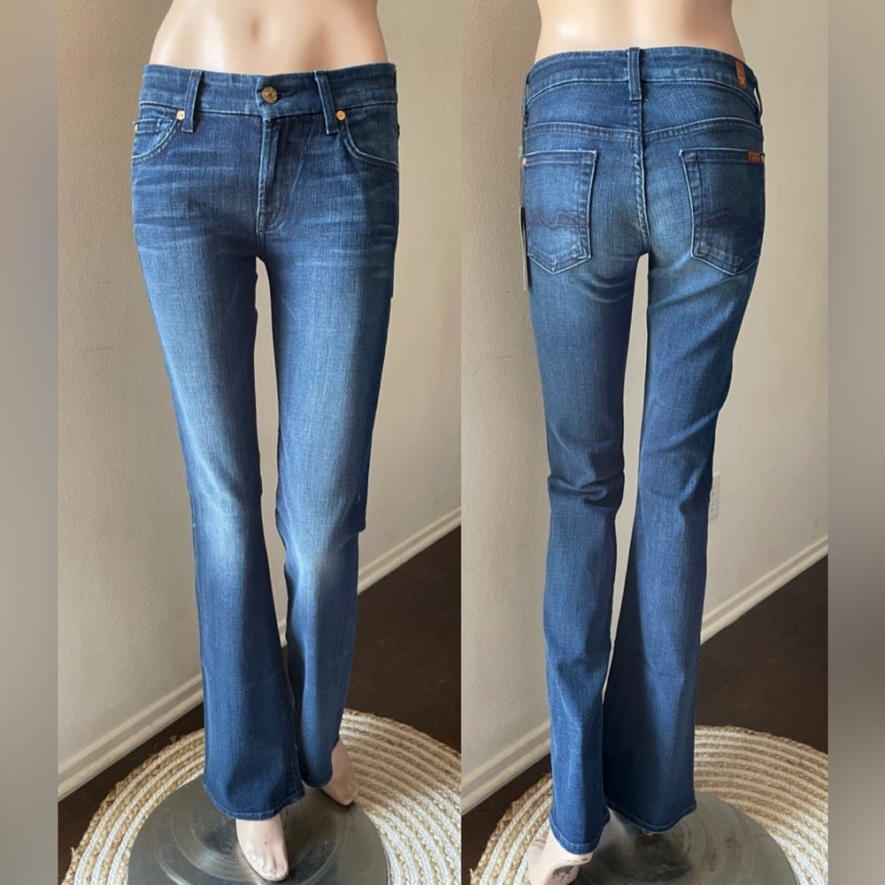 NWT 7 For All Mankind Jeans Kimmie Bootcut Dark blue sz 26
